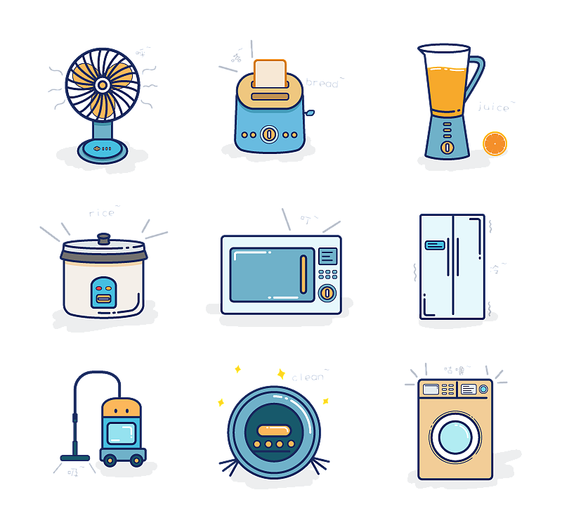 小家电图标|UI|其他UI |n牛牛 